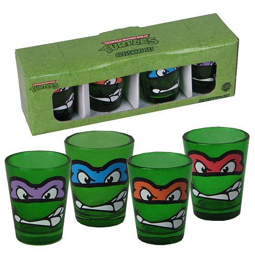 Teenage Mutant Ninja Turtles Mini Glass 4-Pack